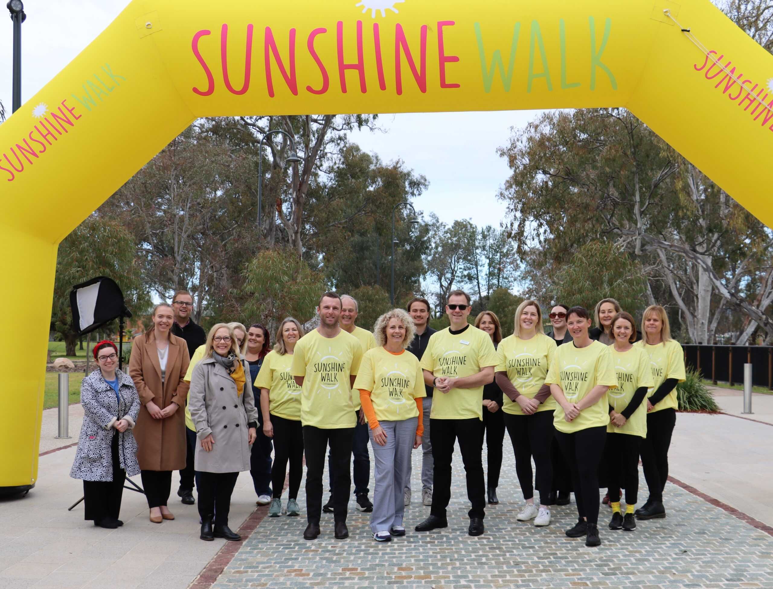 Sunshine walk launch 2025 featuring Tonkin Group